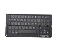 Dpofirs Tastiera Bluetooth Piegabile, Tastiera Wireless Pieghevole Portatile con Supporto Magnetico, Tastiere da Viaggio Tascabile Silenziosa per Tablet Telefono Computer