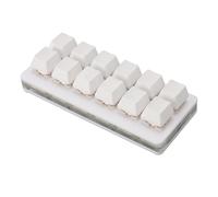 Dpofirs Tastiera da Gioco Meccanica a 12 Tasti, Tastiere da Gioco per PC RGB, Interruttore Rosso Meccanico Tastierino con una Sola Mano Tastierino Cablato Tastiera Programmabile e (WHITE)