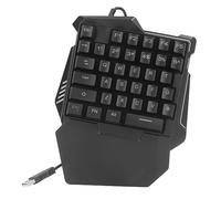 Dpofirs Tastiera da Gioco Meccanica RGB con Una Sola Mano, 35 Tasti Mini Tastiera da Gioco Portatile Controller di Gioco Ergonomico per 7 8 10, Linux, Android, OS X