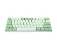 Dpofirs Tastiera Meccanica RGB Wireless a 61 Tasti |Connessione a 3 modalità, Interruttori Blu Sostituibili a Caldo e Retroilluminazione a Colori 16M (GREEN)