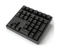 Dpofirs Tastierino Numerico Meccanico Cablato, Tastierino Numerico a 34 Tasti con Retroilluminazione RGB e Copritasti con Interruttore Blu per Tastiere Compatte per PC Portatili (BLACK)