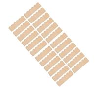 Dpofirs Tegole per Tetti di Case delle Bambole, Tegole per Case in Miniatura in Scala 1:12, 24 Pezzi di Accessori per Coperture in Scaglie di Pesce Color Legno, per la Costruzione e la Decorazione
