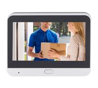 Dpofirs Telecamera Spioncino 1080P per Porta Dell'appartamento, Telecamera Spioncino con Rilevamento del Movimento PIR Citofono Bidirezionale, Telecamera Campanello WIFI Ricaricabile per
