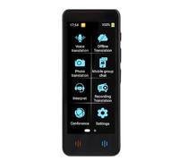 Dpofirs Traduttore Elettronico, Translator Multi -Function Translator Touch Screen Vita Lavorativa Compatta (BLACK)