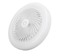 Dpofirs Ventilatore da Soffitto Chiuso da 11,2 con Luce e Telecomando, Ventilatore da Soffitto a LED Senza Lama con Luci, Ventilatore da Soffitto Moderno a Basso Profilo per Camera da