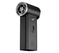 Dpofirs Ventilatore Portatile Senza Fili, velocità Infinita, Spolverino Ad Aria Compressa per Elettronica, Ufficio, Bellezza per Auto con 4 Ugelli, Accessori per Viaggi a Casa (BLACK)