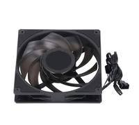 Dpofirs Ventola CPU PWM ARGB da 140 Mm con Design a 9 Pale Ad Alte Prestazioni, Ventola di Raffreddamento del Case del PC da 2000 Giri/min, Cuscinetto Idraulico per gli Appassionati di Giochi (BLACK)