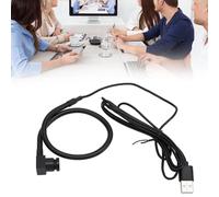 Dpofirs Webcam USB Center, Webcam HD 1080P con Schermo Centrale con Microfono Integrato, Webcam con Visivo per Laptop da 5 MP per Riunioni in Videoconferenza, Plug and Play