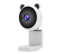 Dpofirs Webcam USB HD 1080P 30 FPS con microfono integrato per computer, 2 MP Cute Design Webcam portatile per la registrazione di video chiamata lezioni online, ecc. per bambini