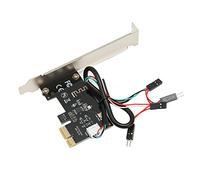 Dpofirs Wireless Power Remote Computer Power Reset Switch PCIE Card, per Computer Desktop, App Remote Control PCIE X1 Port Card