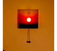 Dpptgh Lampada Originale Kinetic Sunrise: Applique Che Si Muove con Il Sole, Luce Notturna al Tramonto con Cordino di Trazione e Controllo Manuale Interattivo per Camera da Letto(Style-a)