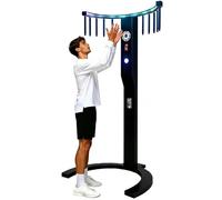 DPQYJPP Macchina da Gioco Arcade per l'allenamento della coordinazione Occhio-Mano: Gioco di riflessi con Bastoncini da afferrare. Tre modalità di Gioco. per Feste, Eventi, Luna Park e Bar.