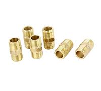 DPSQQ Raccordo for Tubo in Ottone, 6 Pezzi Color Oro, 24 mm, Filettatura Maschio da 1/4PT a, Raccordo for in Esagonale, Adattatore rapido (e322c1b09130b81a0b4ce8a939e85229)