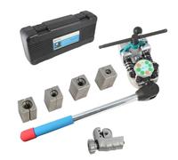DPTOOL Kit di Utensili per svasatura Tubi Freno, svasature Singole, Doppie e a Bolla da 45 Gradi, utensile per svasatura Tubi per Tubi da 3/16", 1/4", 5/16", 3/8" e 4,75 mm, per Tubi in Acciaio