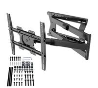 DQ Hercules Pro Flex 120 cm - Supporto da parete per TV con braccio articolato extra lungo da 1200 mm, per schermo piatto LCD/OLED da 42-75", fino a 40 kg, braccio snodato girevole, rotazione di 180°