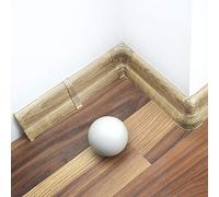 DQ-PP - 10 m di battiscopa in PVC 62 mm, Eiche Nostalgie, listelli in laminato in plastica PVC Dekore