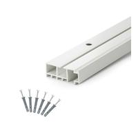 DQ-PP 200 cm (2 x 100 cm + connettore) binari per tende in PVC 1 - binari interni per soffitto