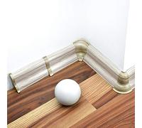 [DQ-PP] Battiscopa in PVC da 20 metri, 52 mm, in legno di quercia bianco, battiscopa in plastica PVC laminato