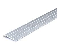 DQ-PP Profilo di compensazione | 100 cm di listello per pavimento da 5 mm autoadesivo | Argento | 1 m di profilo di compensazione dell'altezza | Profilo di adattamento | Listello in alluminio |