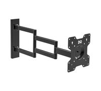 DQ WALL SUPPORT Rotate XL TV supporto da parete, si estende, gira, inclina, ruota, TV circa 24-50 pollici - 25kg, fino a VESA 200x200mm, supporto TV (Nero, 70 cm / 25 kg)
