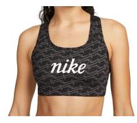 DQ5121-010 Nike Dri-FIT Swoosh Icon Reggiseno Sportivo Donna Nero Fitness...