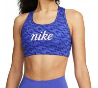 DQ5121-430 Nike Dri-FIT Swoosh Icon Reggiseno Sportivo Donna Blu Fitness...