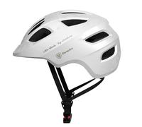 DQB DeQUBE Casco regolabile-ultraleggero e sicuro-resistente e traspirante-da 2 a 6 anni-colore bianco, per bambini, unisex, regolabile