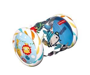 DQB DeQUBE Fisher Price-Baby Roller-Roller Gonfiabile per Neonati-Dimensioni 48 x 44 x 25 cm (Deqube 920D00179)