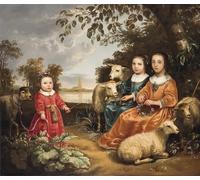 DQCJIYIGL Dipinti Famosi Painting Quadri Tela Mural Dipinto Chica en un paisaje de Aelbert Cuyp per Decorazioni per la Casa 60x90cm