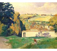 DQCJIYIGL Dipinti Famosi Painting Quadri Tela Mural Dipinto Chicaen una colina de Emile Bernard per Decorazioni per la Casa 60x90cm