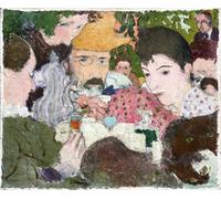 DQCJIYIGL Dipinti Famosi Painting Quadri Tela Mural Dipinto Degustación de jardín por Pierre Bonnard per Decorazioni per la Casa 60x90cm