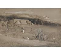 DQCJIYIGL Dipinti Famosi Painting Quadri Tela Mural Dipinto el valle de la visión por el famoso pintor per Decorazioni per la Casa 60x90cm