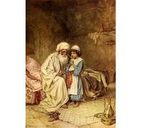DQCJIYIGL Dipinti Famosi Painting Quadri Tela Mural Dipinto Eli y Samuel y él dijo que es la Biblia del Señor por William Brassey Hole per Decorazioni per la Casa 60x90cm