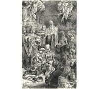 DQCJIYIGL Dipinti Famosi Painting Quadri Tela Mural Dipinto Federico Barbarroja en un festín en Maguncia de Hermann Vogel per Decorazioni per la Casa 60x90cm