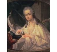 DQCJIYIGL Dipinti Famosi Painting Quadri Tela Mural Dipinto la condesa de Barry de Jean Baptiste Greuze per Decorazioni per la Casa 60x90cm