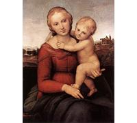 DQCJIYIGL Dipinti Famosi Painting Quadri Tela Mural Dipinto La dama y el niño de Rafael per Decorazioni per la Casa 60x90cm