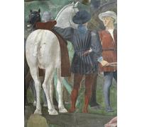 DQCJIYIGL Dipinti Famosi Painting Quadri Tela Mural Dipinto la Recepción de la Reina de por Piero Della Francesca per Decorazioni per la Casa 60x90cm