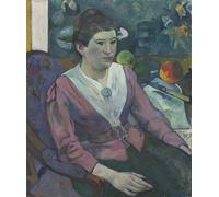 DQCJIYIGL Dipinti Famosi Painting Quadri Tela Mural Dipinto Mujer frente a una naturaleza muerta de Paul Gauguin per Decorazioni per la Casa 60x90cm