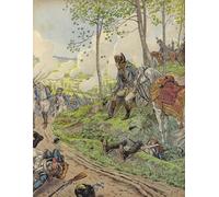 DQCJIYIGL Dipinti Famosi Painting Quadri Tela Mural Dipinto Napoleón Bonaparte en Marengo por Jacques Marie Gaston Onfray De Breville per Decorazioni per la Casa 60x90cm