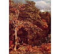 DQCJIYIGL Dipinti Famosi Painting Quadri Tela Mural Dipinto Paisaje boscoso John Constable per Decorazioni per la Casa 60x90cm