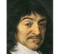 DQCJIYIGL Dipinti Famosi Painting Quadri Tela Mural Dipinto Retrato de René Descartes por Frans Hals per Decorazioni per la Casa 60x90cm