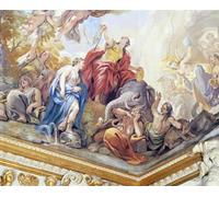 DQCJIYIGL Dipinti Famosi Painting Quadri Tela Mural Dipinto Templanza Detalle del Ciclo de Frescos en el Salón de los Espejos por Artista Famoso per Decorazioni per la Casa 60x90cm