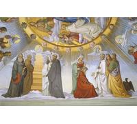 DQCJIYIGL Dipinti Famosi Poster e Stampe Poster Parete Quadri Bóveda de la Sala de Dante de Philipp Veit per L'arredamento del Soggiorno 60x90cm