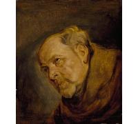 DQCJIYIGL Dipinti Famosi Poster e Stampe Poster Parete Quadri Cabeza de monje de Anthony Van Dyck per L'arredamento del Soggiorno 60x90cm