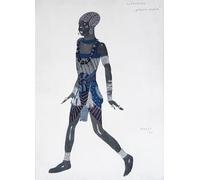 DQCJIYIGL Dipinti Famosi Poster e Stampe Poster Parete Quadri de lienzo para el ballet Cléopatre de Leon Bakst per L'arredamento del Soggiorno 60x90cm