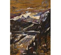 DQCJIYIGL Dipinti Famosi Poster e Stampe Poster Parete Quadri el Walchensee por Lovis Corinth per L'arredamento del Soggiorno 60x90cm