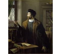 DQCJIYIGL Dipinti Famosi Poster e Stampe Poster Parete Quadri Fausto en la mañana de Pascua de Johann Peter Krafft per L'arredamento del Soggiorno 60x90cm