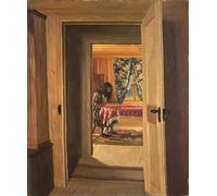 DQCJIYIGL Dipinti Famosi Poster e Stampe Poster Parete Quadri Interior con una niña escribiendo por Felix Edouard Vallotton per L'arredamento del Soggiorno 60x90cm