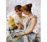 DQCJIYIGL Dipinti Famosi Poster e Stampe Poster Parete Quadri La carta de amor de Federico Andreotti per L'arredamento del Soggiorno 60x90cm