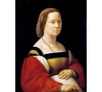 DQCJIYIGL Dipinti Famosi Poster e Stampe Poster Parete Quadri La mujer embarazada de Raffaello Sanzio Raphael per L'arredamento del Soggiorno 60x90cm